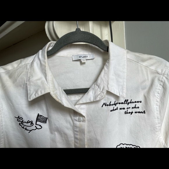 Very unique button up shirt dress - Picture 5 of 5